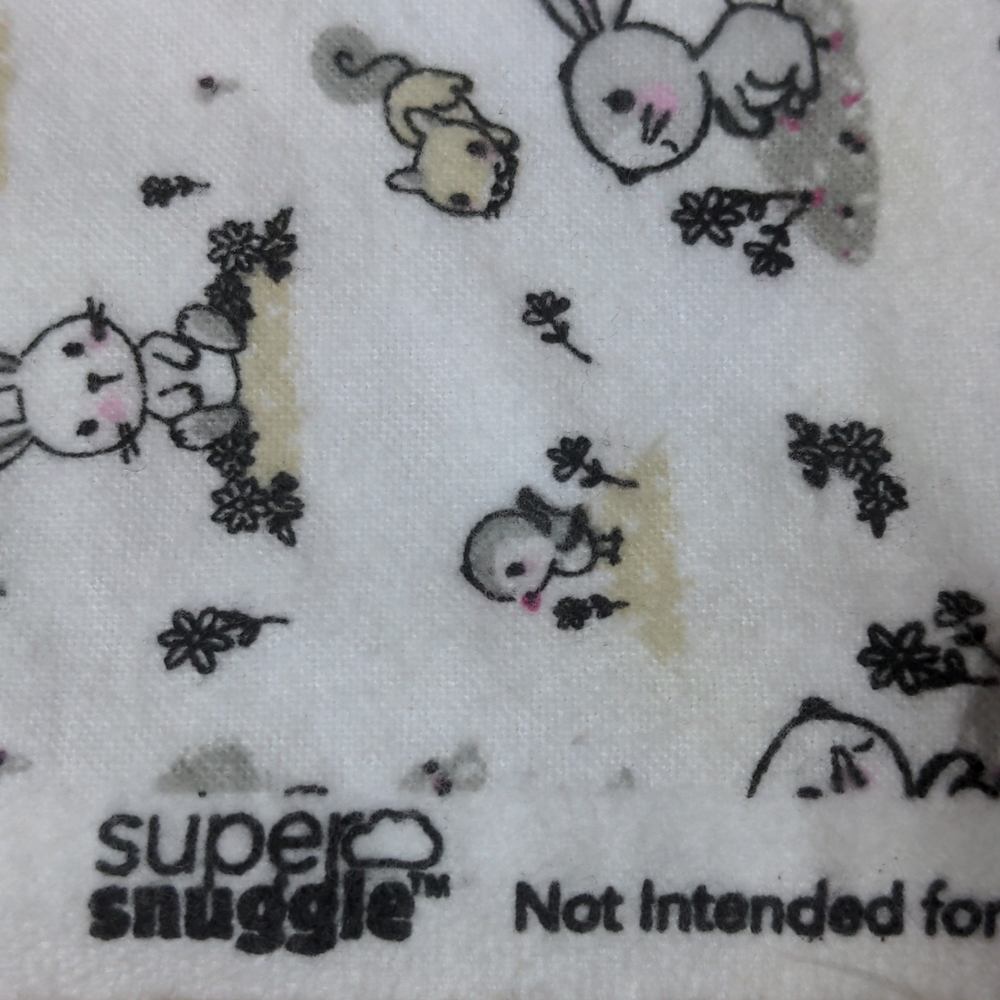 Joann Fabrics Super Snuggle Bunny Squirrel Woodland Animal Fabric Destash - Picture 4 of 6